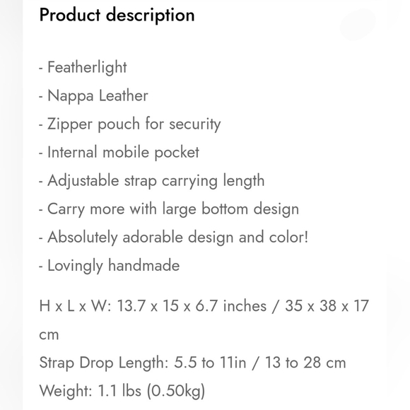 Maison de Beauté Marseille - Cholet Two-Tone Leather Handbag, Medium, Celeste - Picture 6 of 7